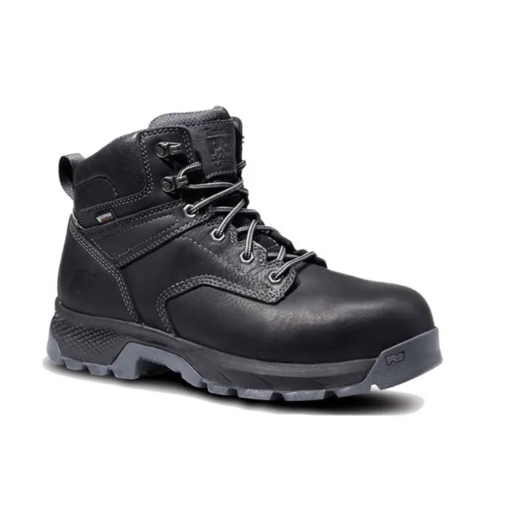 Timberland PRO Reaxion Composite Safety Toe Black Leather Work Boot ASTMF2413-18